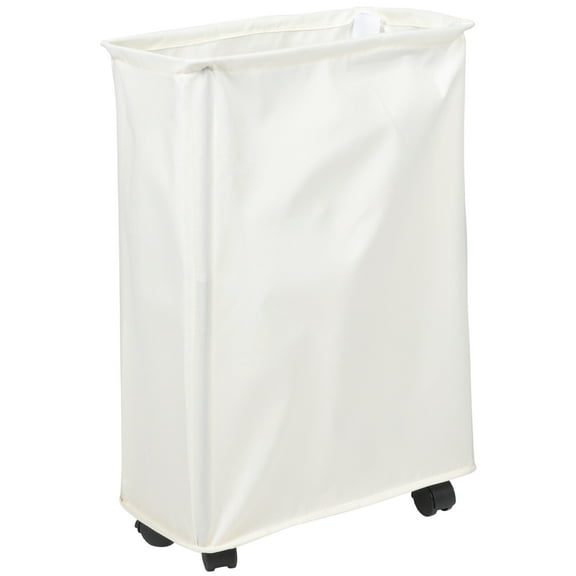 NUOLUX Slim Laundry Hamper Handle Laundry Basket with Wheels Dirty Clothes Basket Narrow Laundry Bag