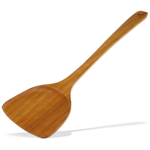 Spatula Cooking Wooden Wood Turner Kitchen Utensils Woknonstickhandle Scoop Tool Utensil