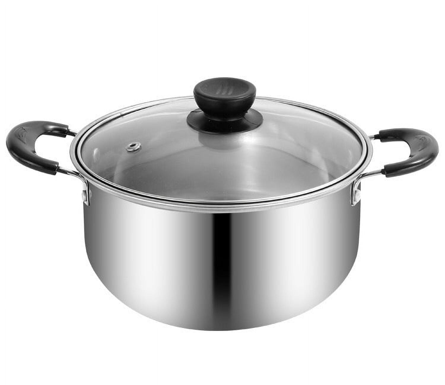 NUOLUX Stainless Steel Saucepan Kitchen Largecapacity Cooking Pot Heat