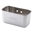 thumbnail image 1 of NUOLUX Stainless Steel Sink Draining Storage Basket Storage Rack with Suction Cup, 1 of 6
