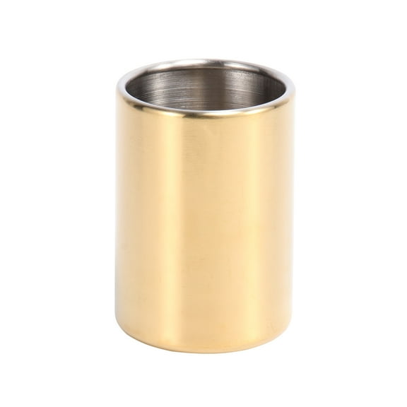 Homoyoyo Modern Toothpick Holder Golden Stainless Steel 1Pack