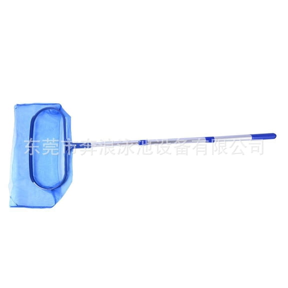 DEEPCRAFF pool cleaning net with pole for swimming pool maintenance blue 1 Set