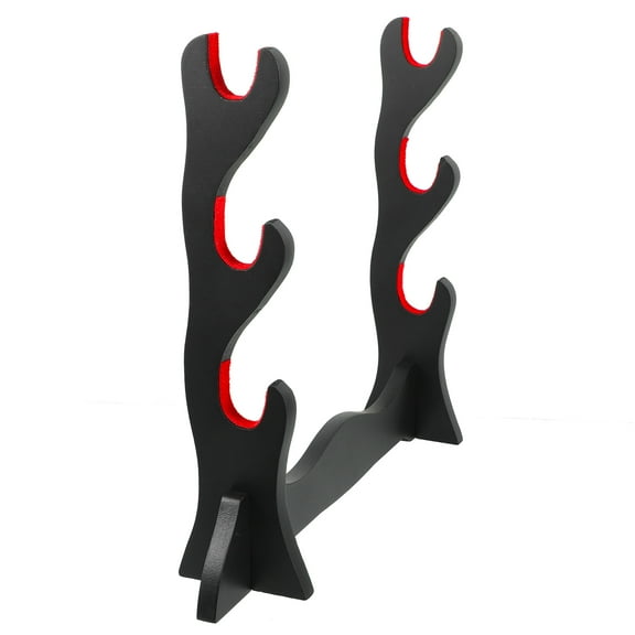 Toyandona Display Rack Stand Black Density Board 1Pcs Display