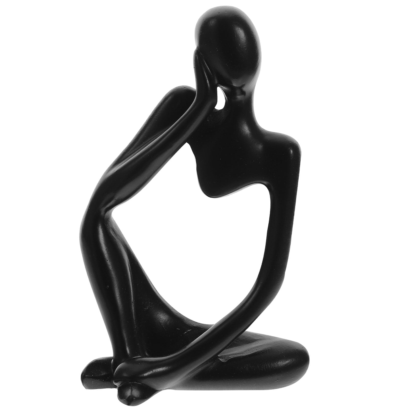NUOLUX Thinker Statue Abstract Sculpture Decor Modern Style Desk Decor