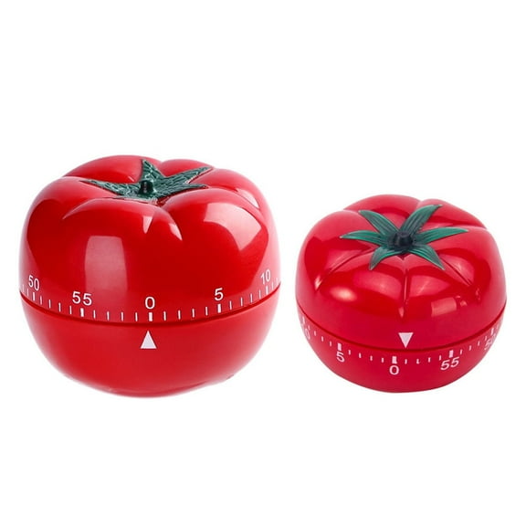 NUOLUX Timer Kitchen Pomodoro Tomato Clock Cube Visual Mechanical Countdowncookingminute 60 Timers Quiet Reminder Fruit Shape