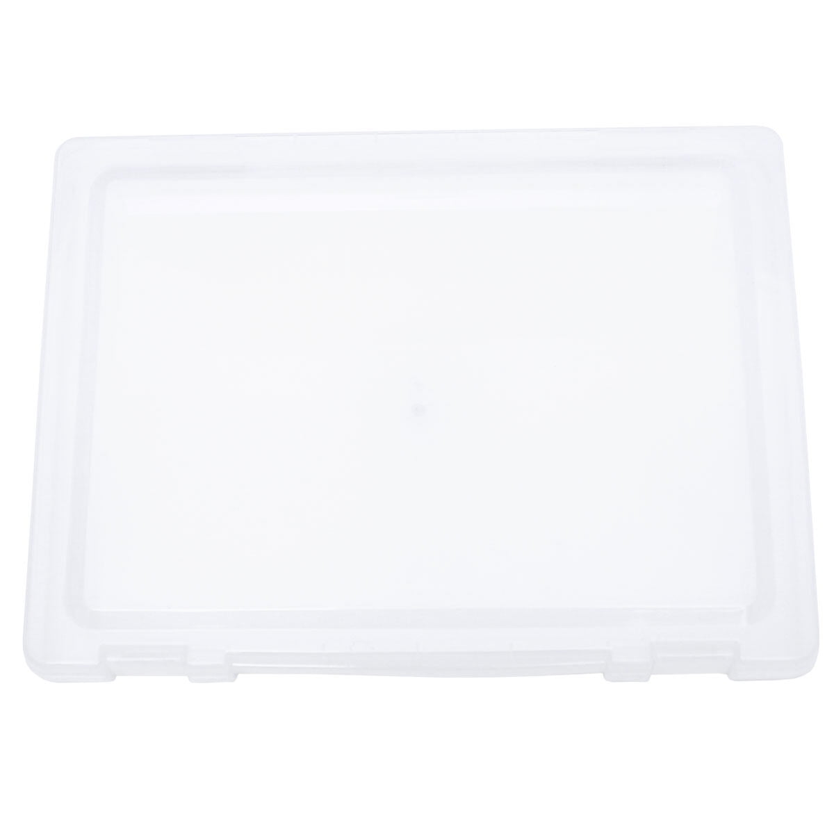 NUOLUX Transparent Storage Box Clear Plastic Document Paper Filling