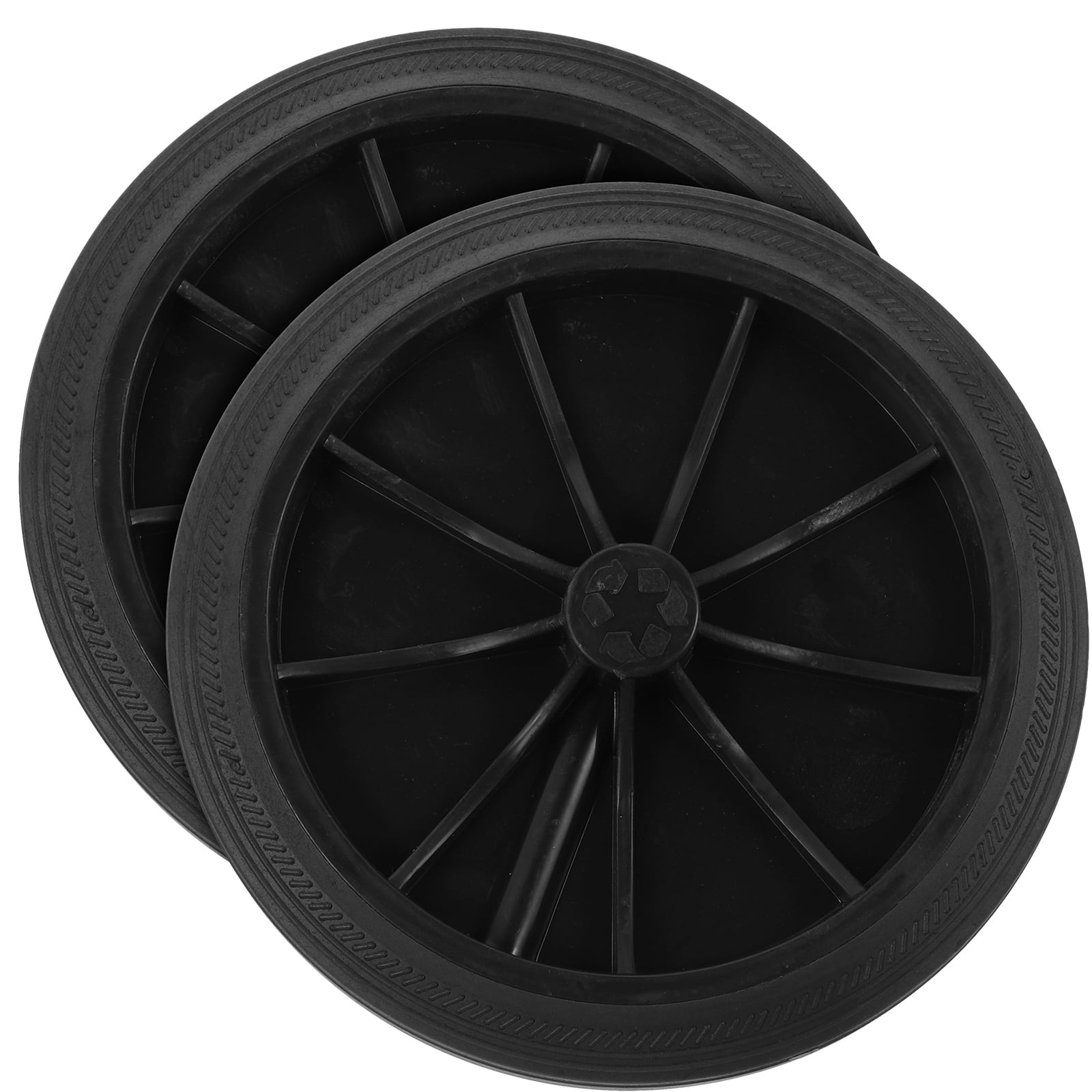 NUOLUX Trash Can Spare Parts Recycle Can Wheels Garbage Cans Outdoor Outdoor Trashcan Scroll