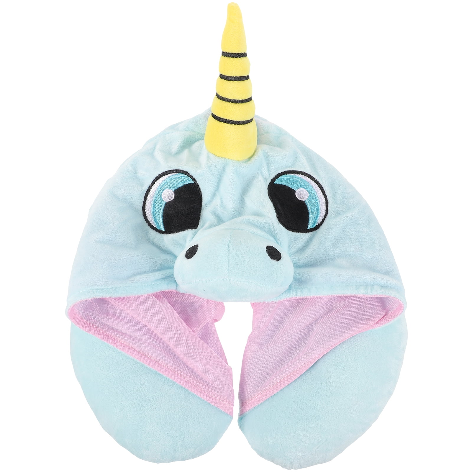 NUOLUX Travel Pillow U Shaped Pillow Airplane Neck Pillow with Hood