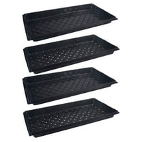 WEAVILUX Thickened Black Flowerpot Base Tray for Indoor Gardening and Plant Care