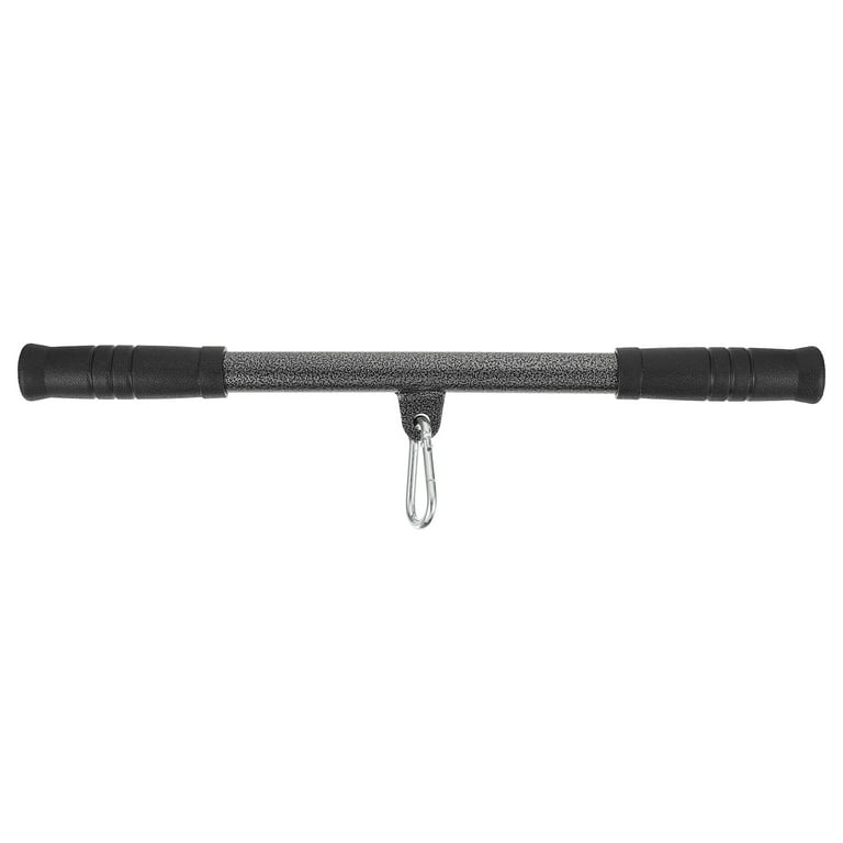 JiaHuin Tie Rod Muscle Trainer Pull Down Bar Tension Rod Adjustable Barbell Triceps Gym