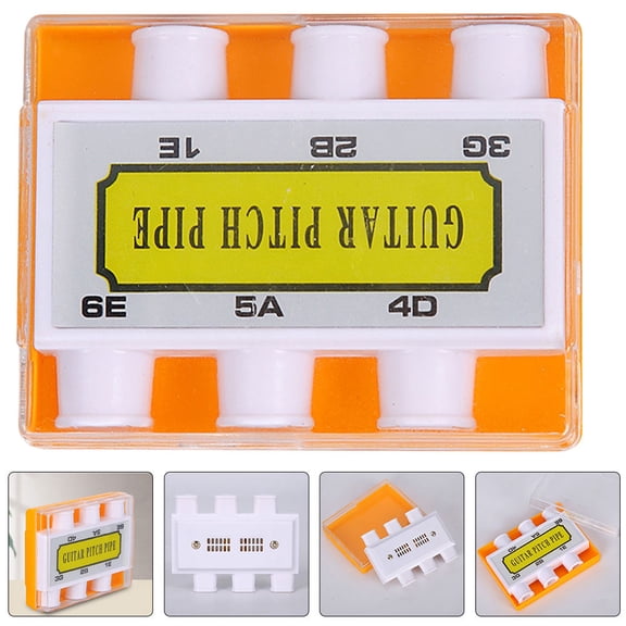 Toyandona Plastic Guitar Pitch Pipe Tuner for Acoustic and Electric Guitar with Portable Design
