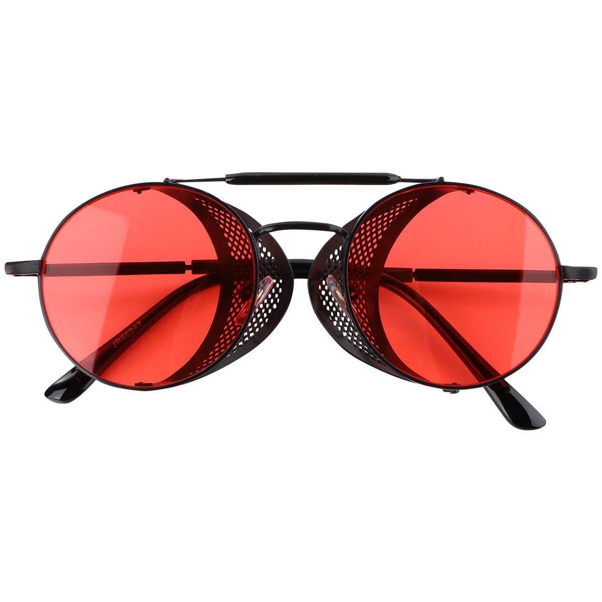 Luxe Red Frame Fashion Sunglasses Amazon.com: Rimless Gold Frame Vintage Designer Buffs  main image 2