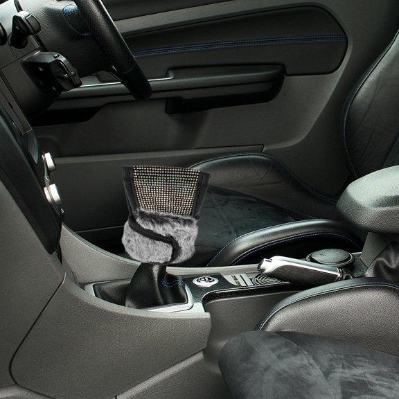 NUOLUX Universal Shift Boot Cover Polyester with Anti Slip for Car Gear Shift Knob