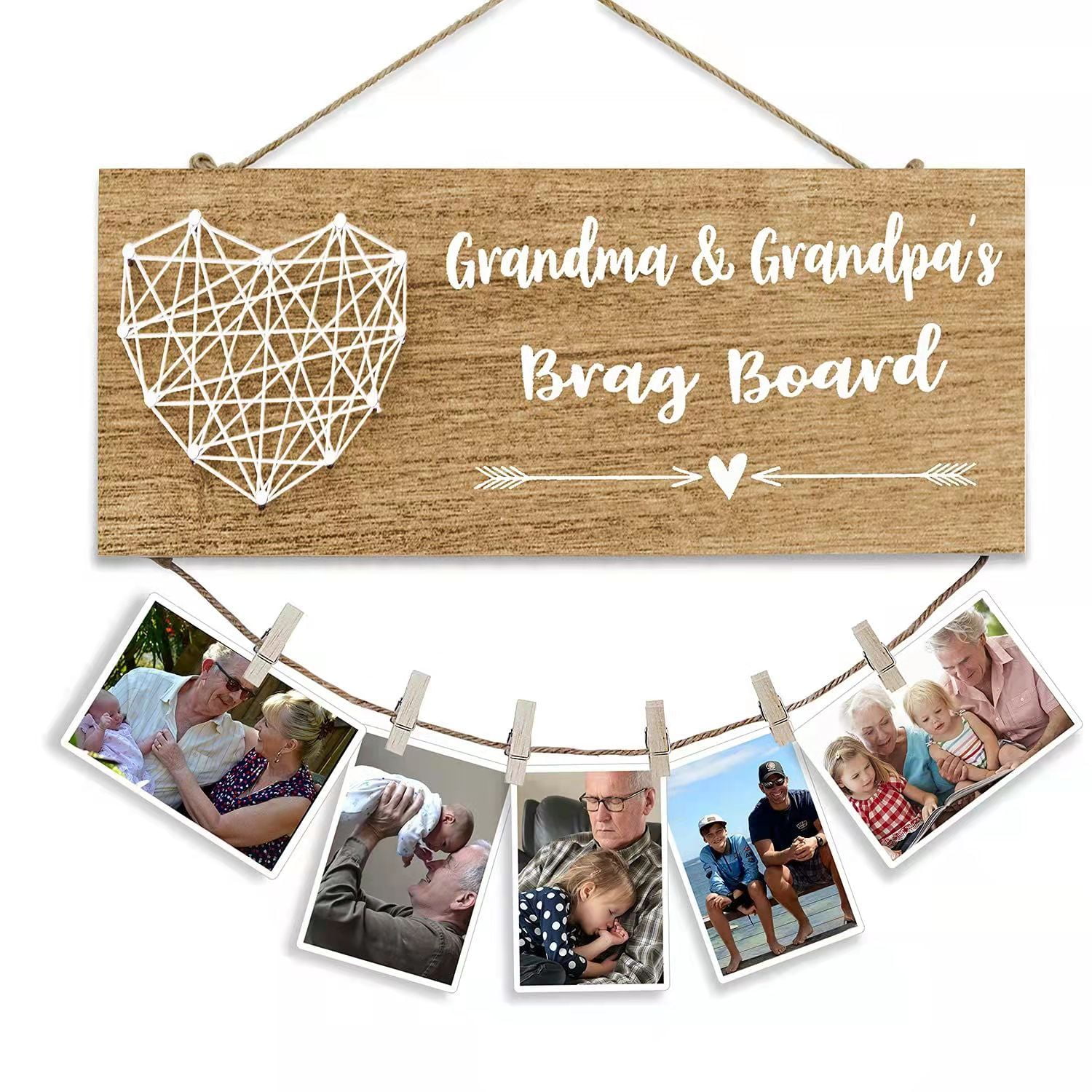 NUOLUX Wall Hanging Photo Display Holder Artworks Prints Cards Holder