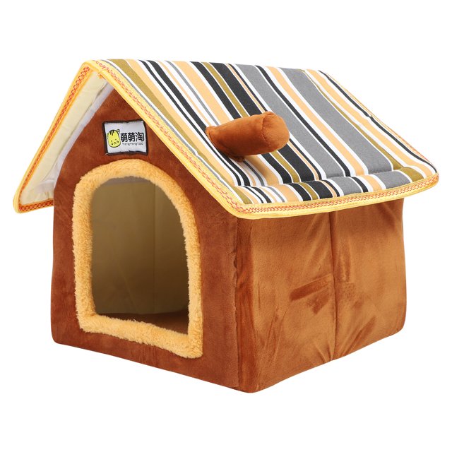 NUOLUX Warm Bed Cat Winter Pet Dog Tent House Small Cave Indoor Kitten