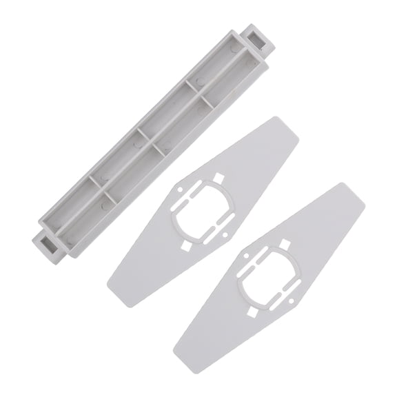 NUOLUX White Plastic Paper Roller for Barcode Printer Enhanced Print Quality