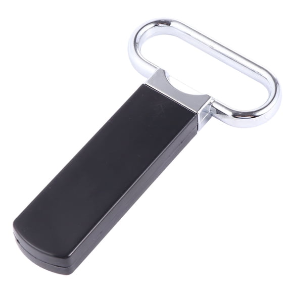 NUOLUX 1Pc Portable Wine Bottle Opener Black Aluminum Alloy Corkscrew Kitchen Gadget