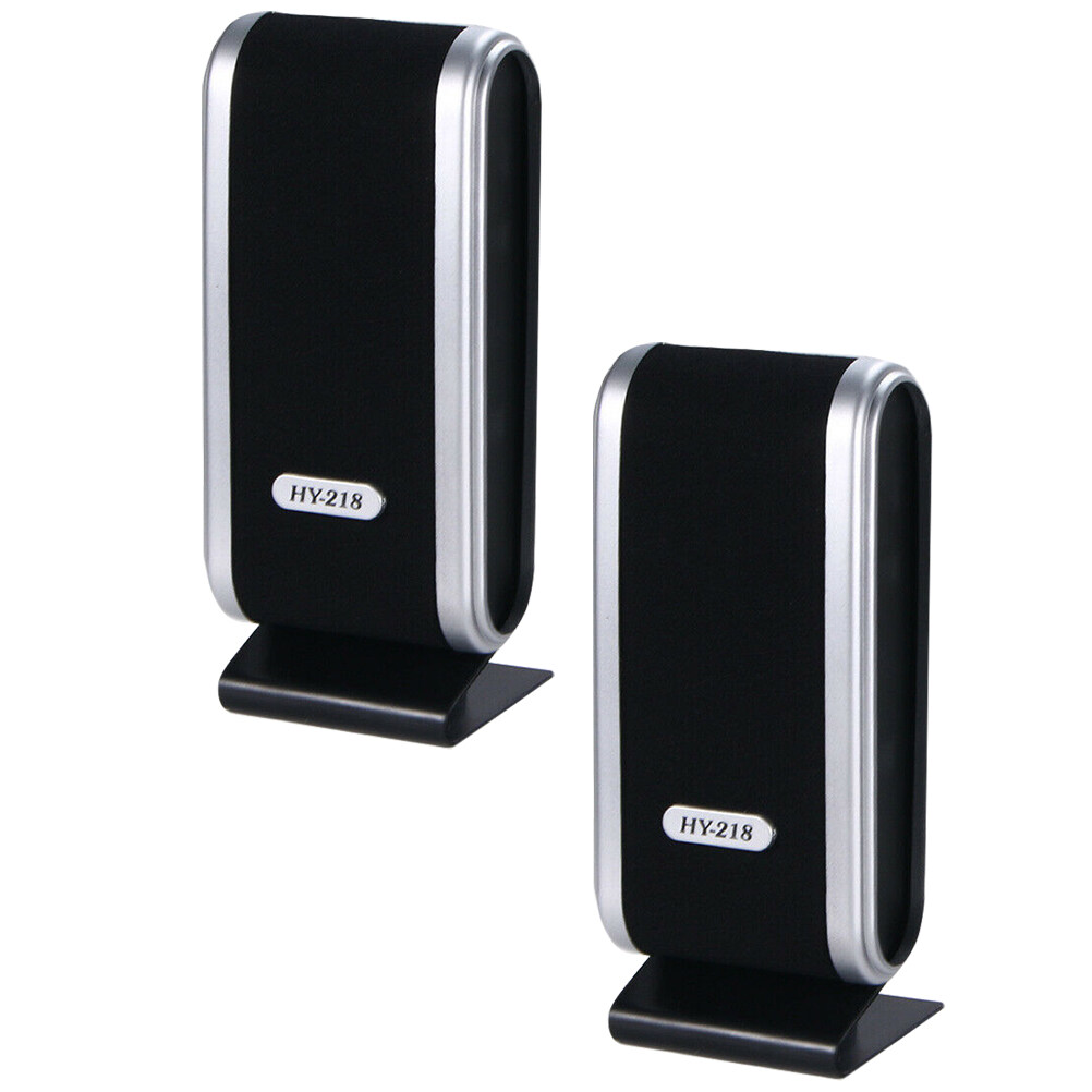 NUOLUX Wireless Speakers Mini Stereo Speakers Desktop Computer Speaker