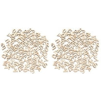 NUOLUX Wooden Letters Alphabet Wall Block Small Unfinished Wood Abc Letter Mini Crafts Craft