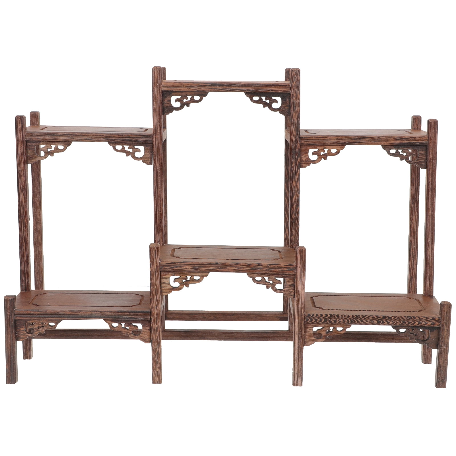 NUOLUX Wooden Tea Cup Holder Wooden Mug Holder Coffee Mug Storage