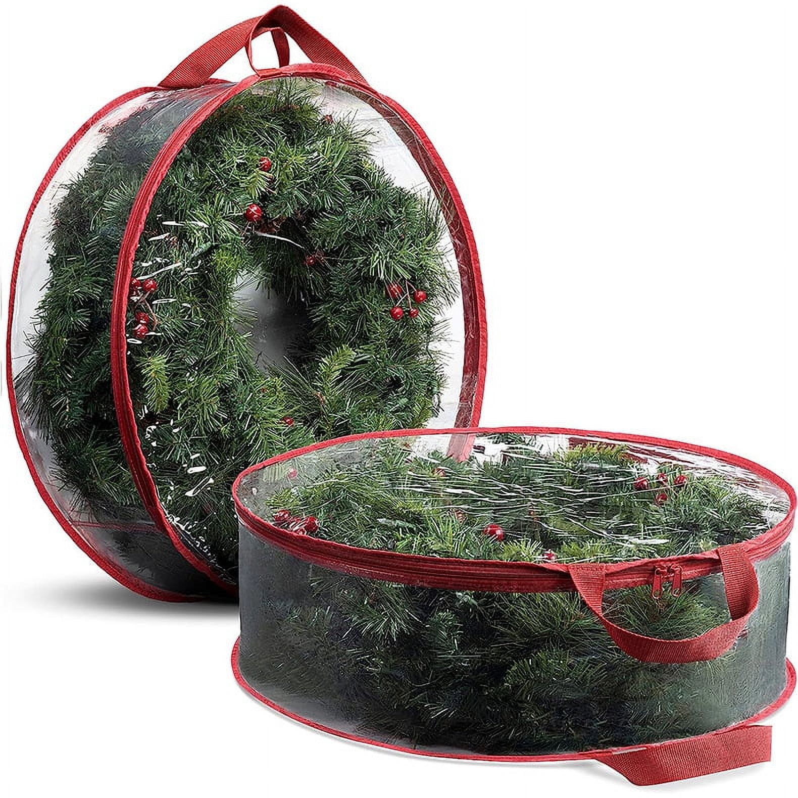 NUOLUX Wreath Wrapping Bag Christmas Garland Storage Bag Largecapacity