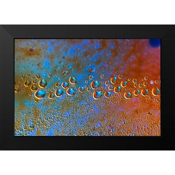 NUPHO 14x11 Black Modern Framed Museum Art Print Titled - Droping Caravan