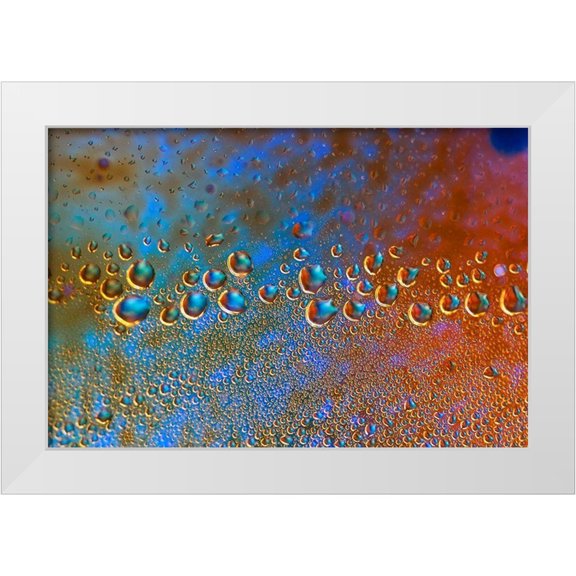 NUPHO 14x11 White Modern Wood Framed Museum Art Print Titled - Droping Caravan