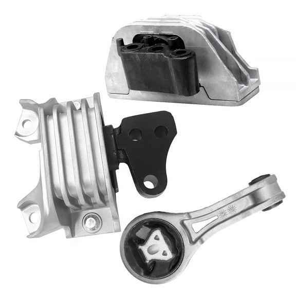 NURATIT 3PCS Engine Motor Mount and Transmission Mount Set Compatible for Dodge Journey 2011-2018, 2.4L, Automatic Transmission # A5686, A5687, A5754