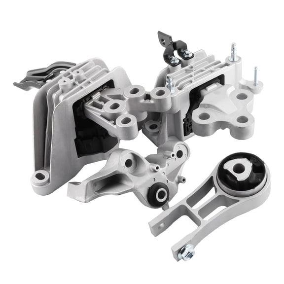 NURATIT 4PCS Engine Motor & Transmission Mount Kit Torque Strut Compatible with Chrysler Pacifica 2017-2024, Voyager 2020-2024 3.6L V6 Automatic, Replace 68485537AA 68224744AB 68224746AD 68224742AA
