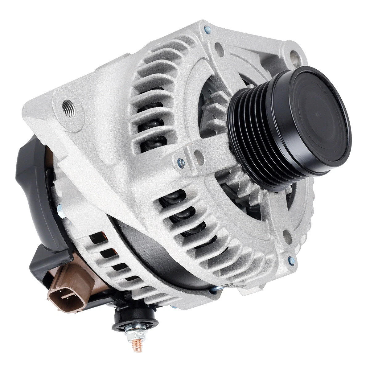 NURATIT Alternator Fits for Toyota Camry 2012-2015, for Toyota Rav4 2009-2012, for Scion TC 2011-2016 - 2.5L 12V 100Amp CW SD6 Pulley Class High Output Alternator ,OEM Replacement 11402 2706036010