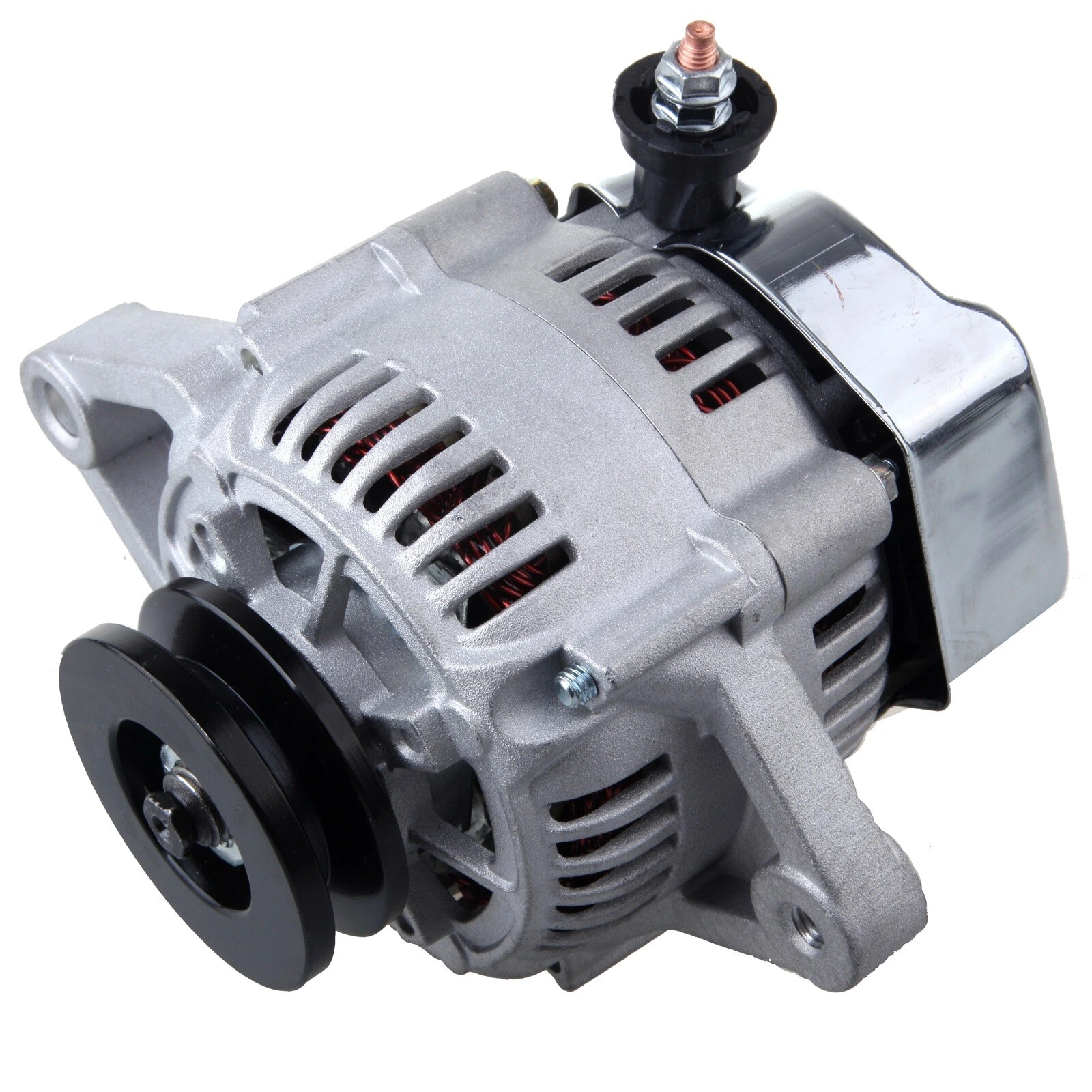 NURATIT Alternator Replacement for Generator Assembly Chevy Mini Denso Street Rod Race 400-52062 12180-SEN