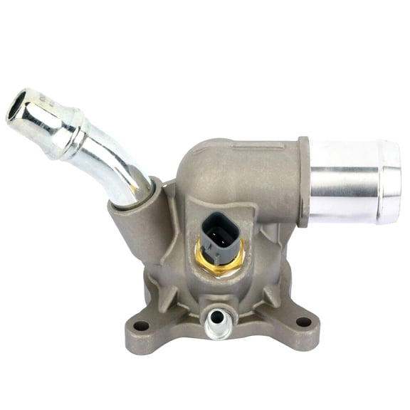 NURATIT Aluminium Engine Thermostat Housing Coolant Fit for Dodge Dart 2012-2016 Jeep Cherokee 2014-2020 Jeep Renegade 2015-2020 Chrysler 200 2015-2016 Ram Promaster City 2015-2020