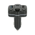 thumbnail image 1 of NURATIT Bluetooth 5.0 Car FM Transmitter, Wireless Bluetooth Car Adapter Kit, Handsfree Calling, MP3 Player, Support U Disk/TF Card, , Compatible with iPhone/Android, 1 of 9