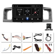 NURATIT Car Radio for Toyota Corolla 2003 2004 2005 2006 2007 2008, with Carplay, Android Auto, FM, Plug and Play/GPS Navi/SWC, 2+64G