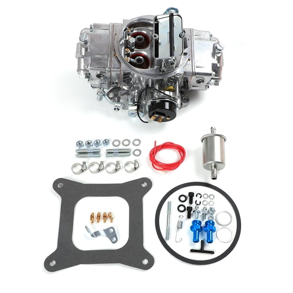 NURATIT Carburetor 4150 Model 650 CFM 4 Barrel Double-Pumper, Compatible with Diecast Carburetors Mechanical Secondary Electric Choke, Replace#BR-67255 (650 CFM)