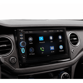 NURATIT 7 Inch Double Din Car Stereo Bluetooth MP5 Player, HD Touch Screen Car Radio Receiver with Backup Camera & Steering Wheel Remote, Mirror Link Hands-Free Calling FM Radio USB AUX TF CardF7018C