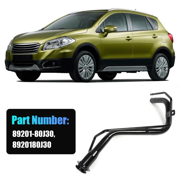 NURATIT Fuel Tank Filler Neck Pipe for Suzuki SX4 2.0L L4 Gas 08-13, Replaces 89201-80J30