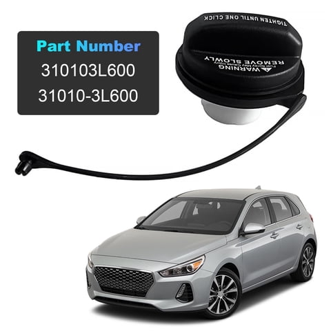 NURATIT Gas Cap for Hyundai/Kia/Genesis - Replaces 31010-3L600, Prevents CEL, Tight Seal, Easy Install