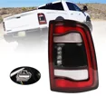 thumbnail image 1 of NURATIT LED Tail Lights Assembly Compatible For 2019-2024 Dodge Ram 2500 3500 with Blind Spot Black Bezel Rear Brake Lights (Right Driver Side) Replace 68361722AH, 1 of 7