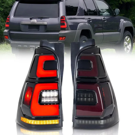 NURATIT LED Tail Lights For Toyota 4Runner 4th GEN 2003-2009,Tail Lamp Assembly with Start Up Animation,Full LED with Sequential Turn Signal