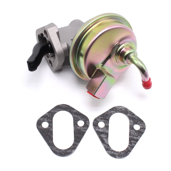 NURATIT Mechanical Fuel Pump Part Number M6624 3/8 Inch NPT for Chevy SBC 350 327 383 400 Small Block Engines Direct Replacement Fuel Pump