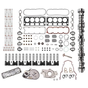 NURATIT Non-AFM DOD 5.3L Engine Camshaft Lifter Kit, for GM Truck Silverado Sierra Yukon Tahoe Suburban 2007-2013, Replace 5L1Z6250AA
