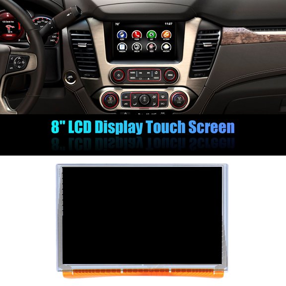 NURATIT Replacement Radio Touch-Screen Glass Digitizer For 2015-2018 Chevrolet GMC MYLINK 8 Inch