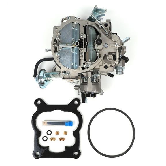 NURATIT Rochester Quadrajet Carburetor Electric Choke New 4 Barrel Quadrajet Carburetor 1904R 1906R Fits for Chevy 305 350 Chevrolet 4BBL Carb c.i Engine V8 750 CFM 4MV GM Cadillac 1980-1989