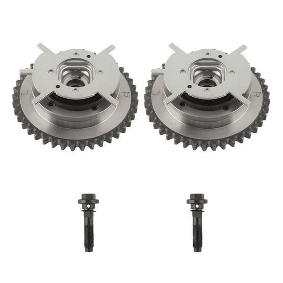 NURATIT Timing Camshaft Sprocket and Cam Phaser Replacement Set of 2 for Ford F-150 Lincoln Mercury 4.6L 5.4L Engines Complete Camshaft Timing Component Kit