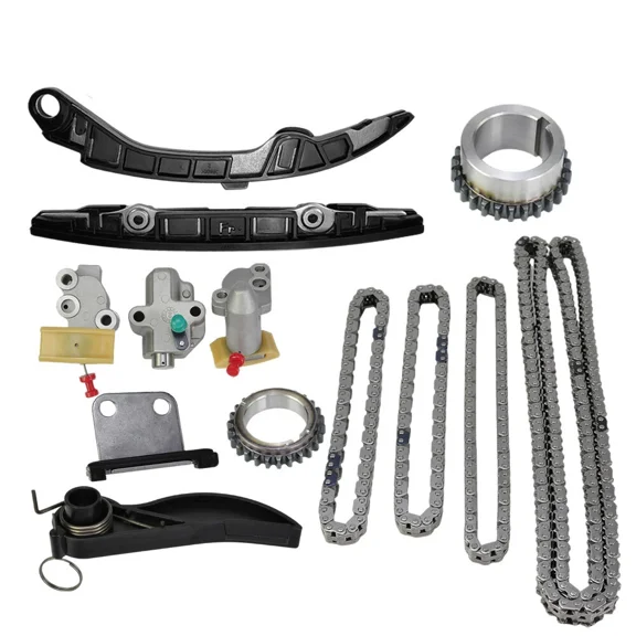 NURATIT Timing Chain Kit Compatible with Nissan Pathfinder Infiniti QX60 3.5L 2017-2024 V6 VQ35DD Engine Replaces# 130286KA0A 130706KA1C 150436KA0A 130286KA1B