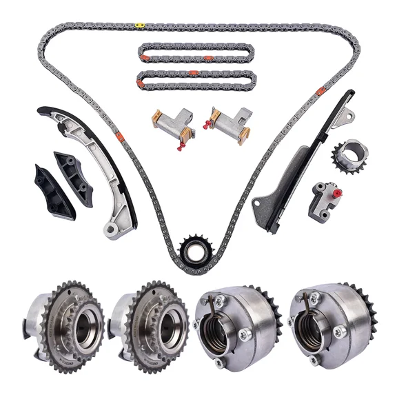 NURATIT Timing Chain Kit Fit 3.5L for Toyota Highlander RAV4 Avalon Sienna Camry Venza 2007-2016 Lexus For RX350 RX450h 2010-2015 with VVT Camshaft Sprocket Replace# 13050-31140 13080-0P010