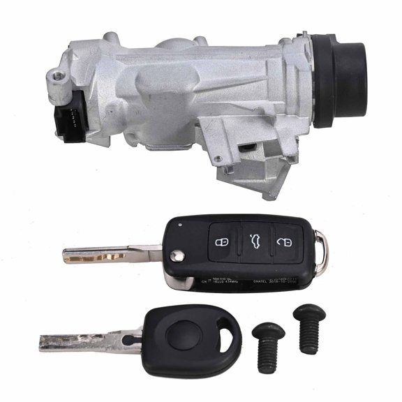 NURATIT VW Jetta 2006-2018 Ignition Switch Lock Assembly with Remote Control Key Shell Security