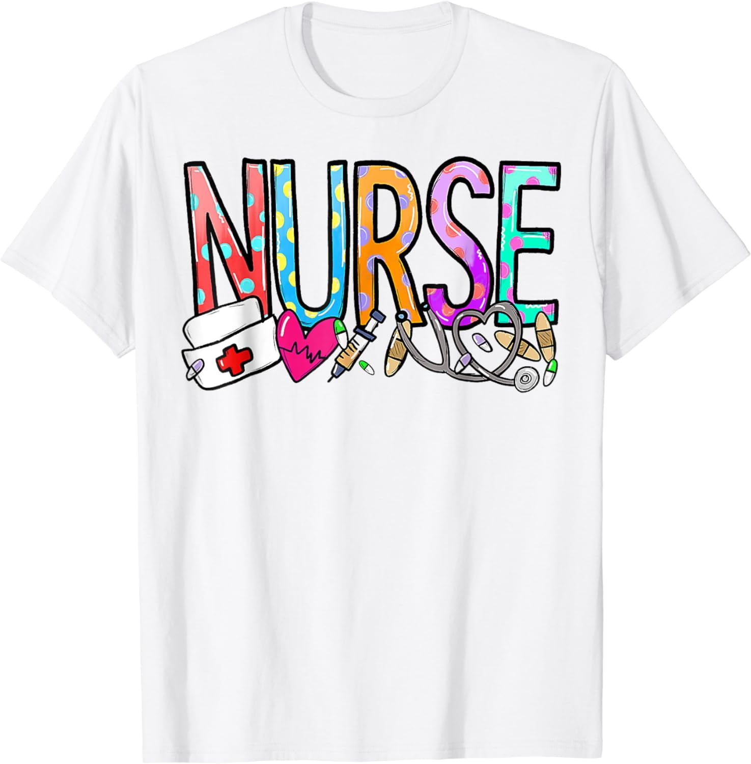 Funny Nurse Life T-Shirt For Women – Nurse Week Gift Idea & Casual Tee