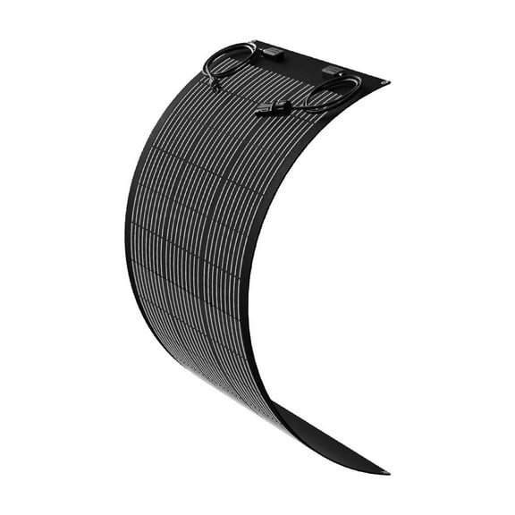 NURZVIY Flexible Solar Panel SolarFlex Monocrystalline 100W 12V for RV Boat Off-Grid